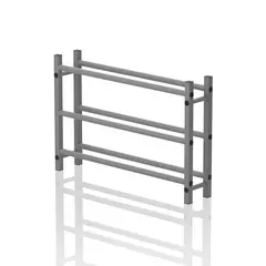 Vendiplas | S&#228;ilytysteline Palloille | 133x90x26 cm | Harmaa
