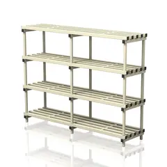 Vendiplas | Hylly 200x153x50 cm | Beige