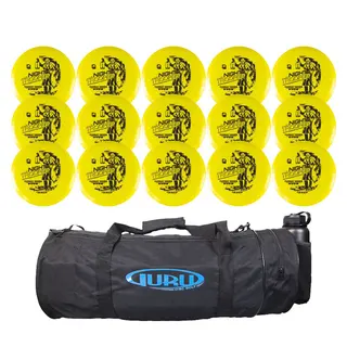 Frisbeegolf Fairway Driver Night Trooper Luokkasetti 15 kpl | Driver | Laukku