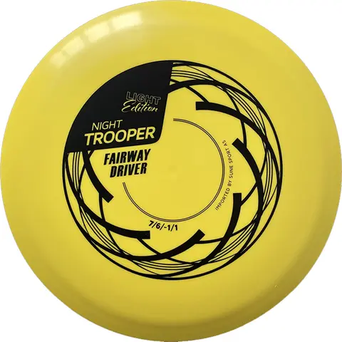 Guru | Frisbeekiekko Night Tooper Driver 1 kpl | Keltainen