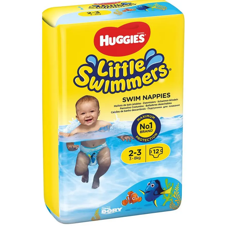 Huggies | Uimavapat 3-8 kg | Lava 35 x 96 kpl 
