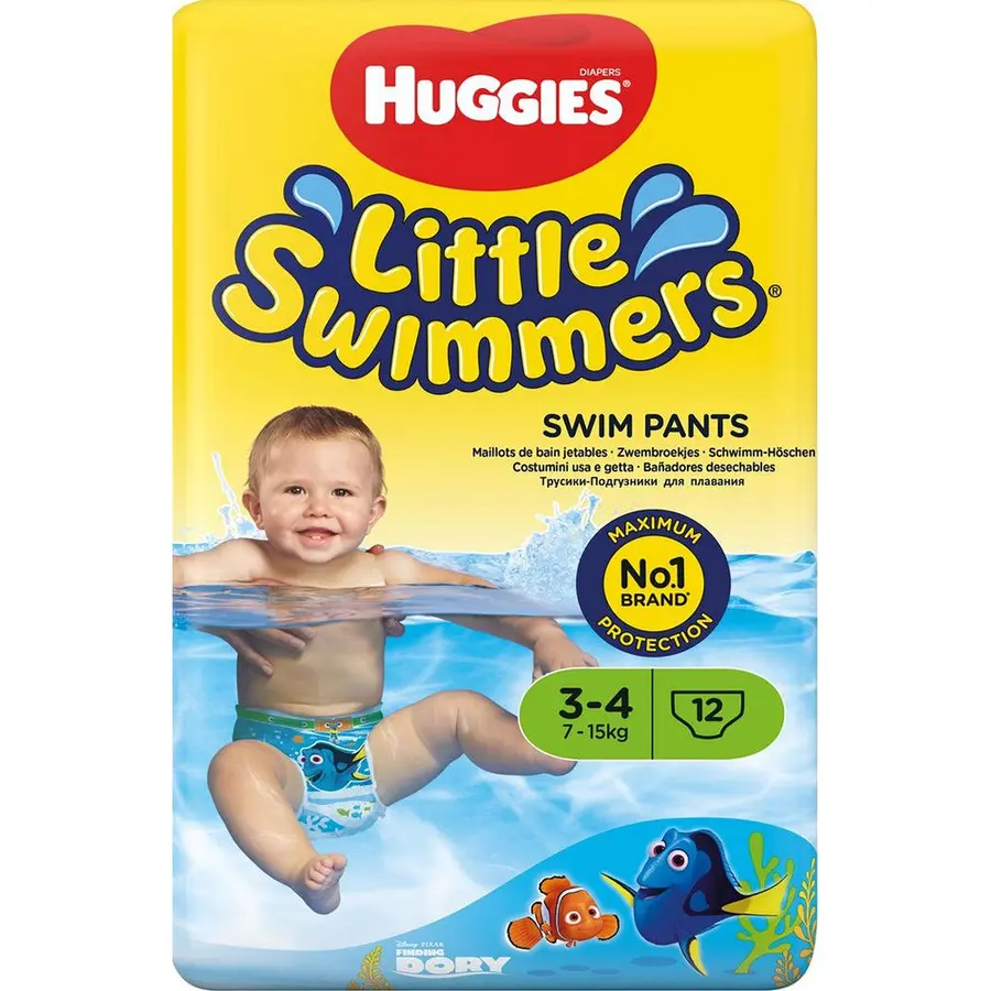 Huggies - Uimavaippapaketti 7-15 kg, 96 kpl paketissa 