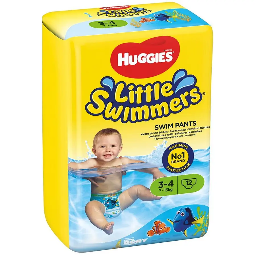 Huggies - Uimavaippapaketti 7-15 kg, 96 kpl paketissa 