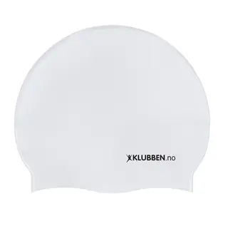 SILICONE STANDARD CAP JR White KLUBBEN LOGO