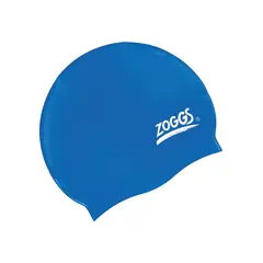 Zoggs Silicone Cap Plain Royal Blue