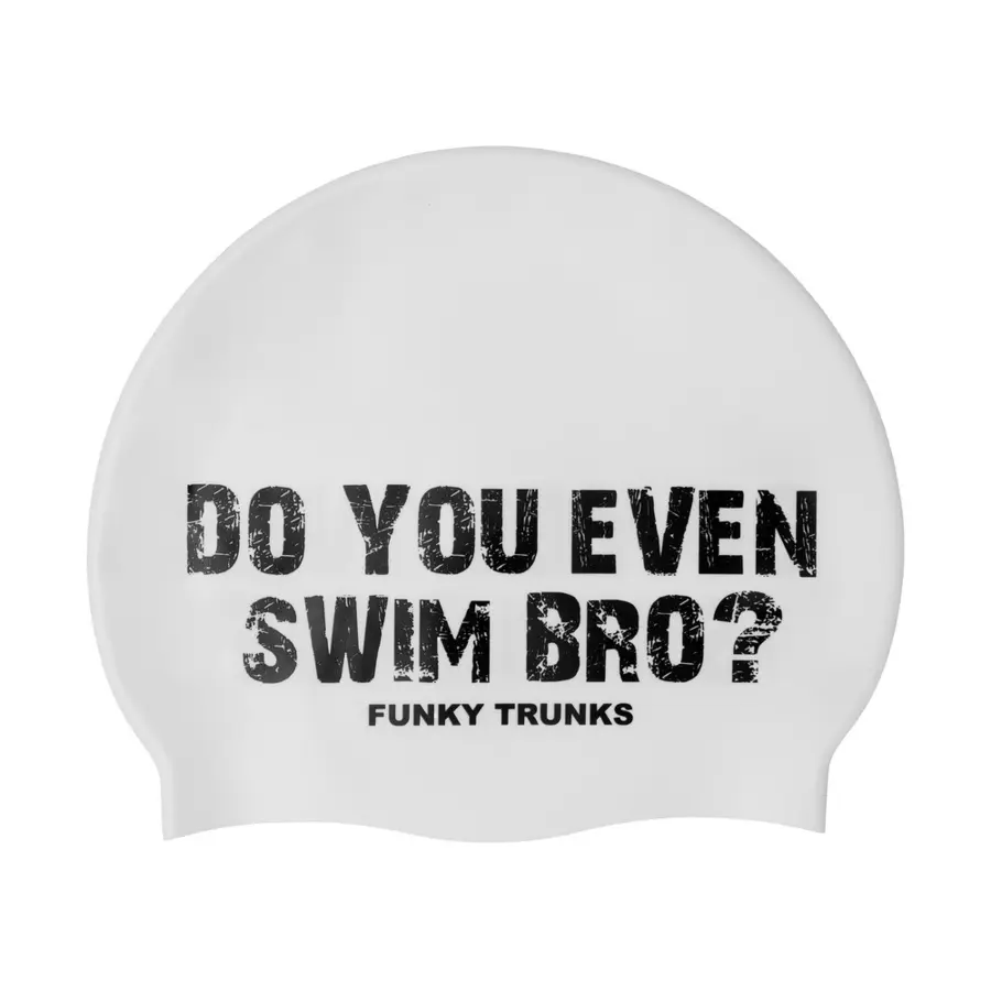 Funky Trunks | Uimalakki Silikoni | White Swim Bro 