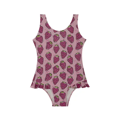 Strawberry Uimapuku Slipstop | Pinkki/Elastan