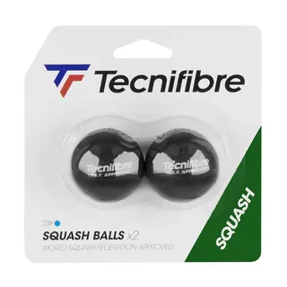 Tecnifibre Squashpallot Blue Dot (2) Lis&#228;&#228; pomppua | Aloittelija