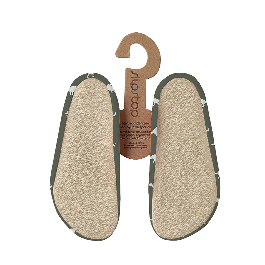 Slipstop Uimasukat Dino Green XS Lapset | Monikäyttöiset jumppasukat 