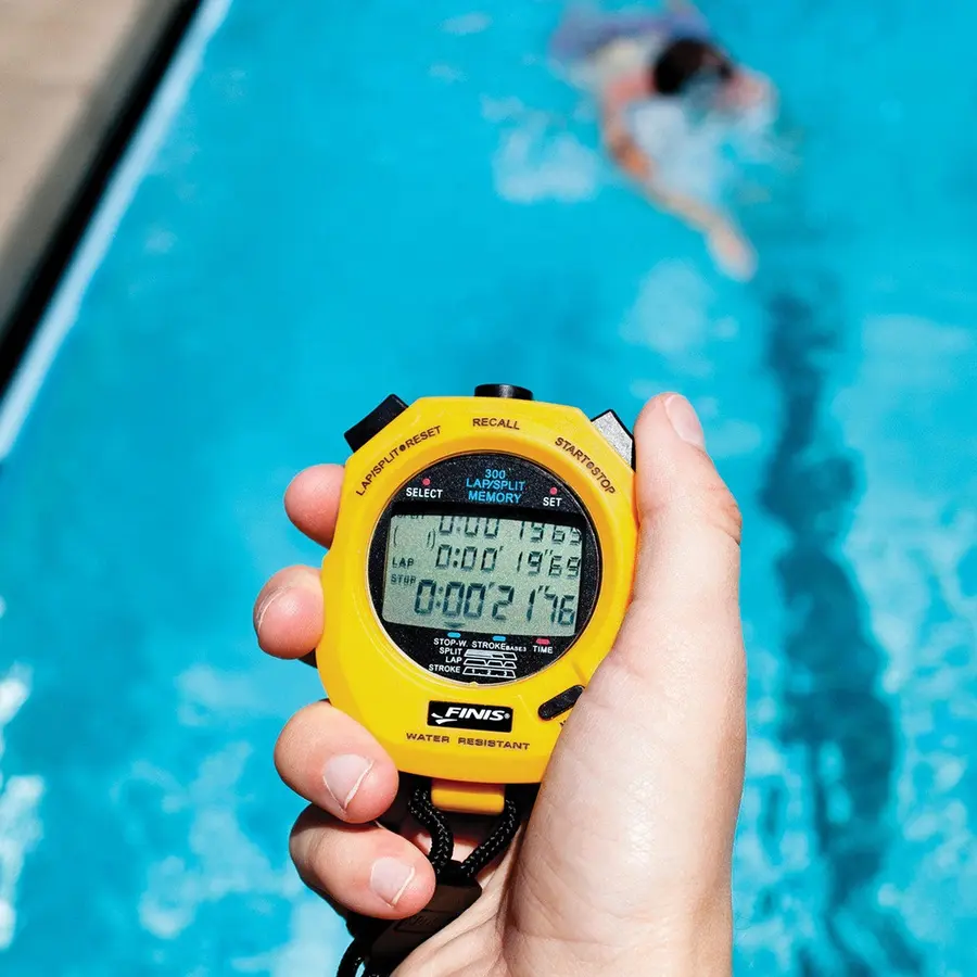 Finis | 3X300M Sekuntikello Keltainen 