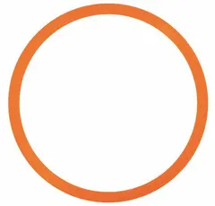 Wesco | Voimistelurengas 35 cm | Oranssi