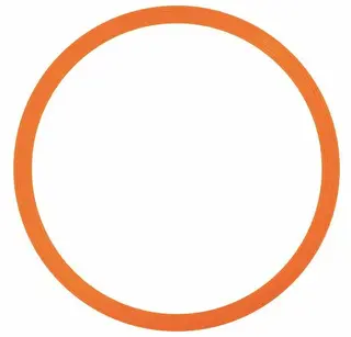 Wesco | Voimistelurengas 35 cm | Oranssi