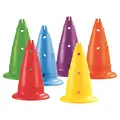 MAXI PACK PERFORATED CONES H: 50 cm MULTICOLOURED