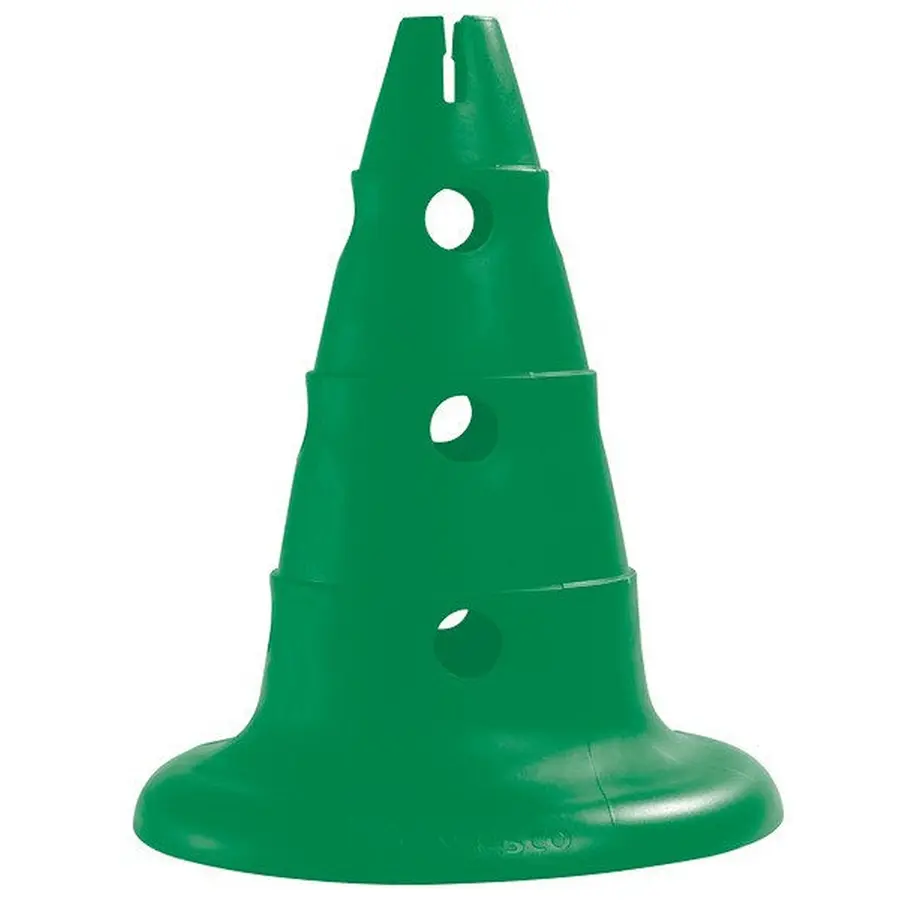 Markeringskjegle med hull 1 stk | 32 cm Grønn 