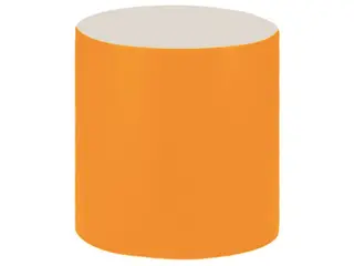 BLOCmodules Medium cylinder LIGHT ORANGE/IVORY