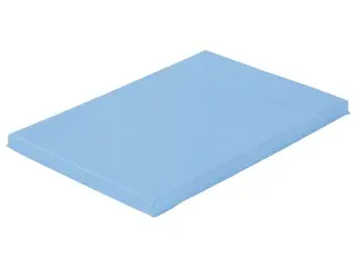 Stellematte til store stellebord 100 x 70 x 4 cm | Lys blå