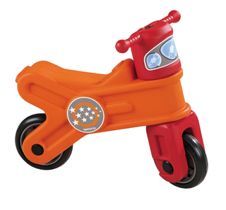 Lasten moottoripyörä Girly oranssi 2-5 vuotiaille - sopii sisälle ja ulos