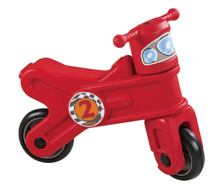 Lasten moottoripyörä Girly punainen 2-5 vuotiaille - sopii sisälle ja ulos