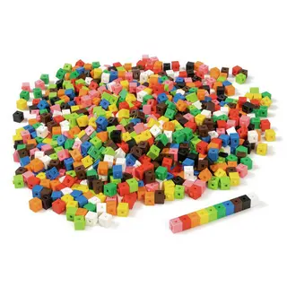 Lukukuutiot 1000 kpl Laskentakuutiot 1 × 1 × 1 cm