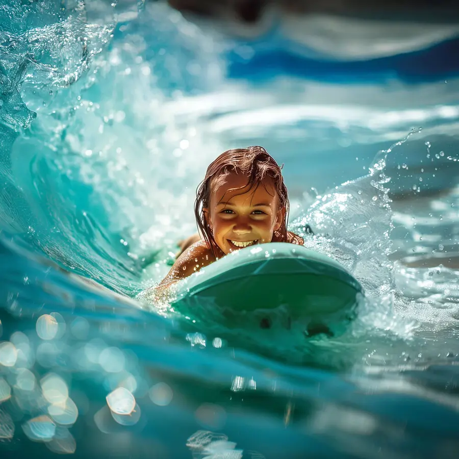 Bodyboard lapsille 70 cm Vaaleansininen 