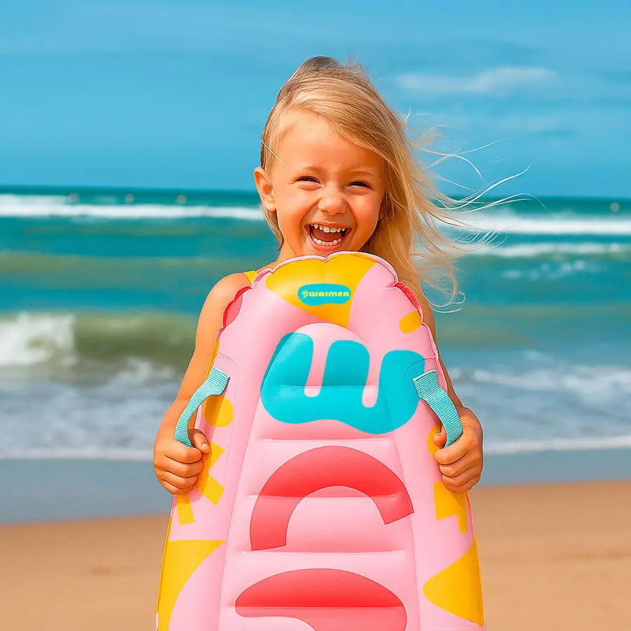 Bodyboard lapsille 70 cm Vaaleanpunainen 